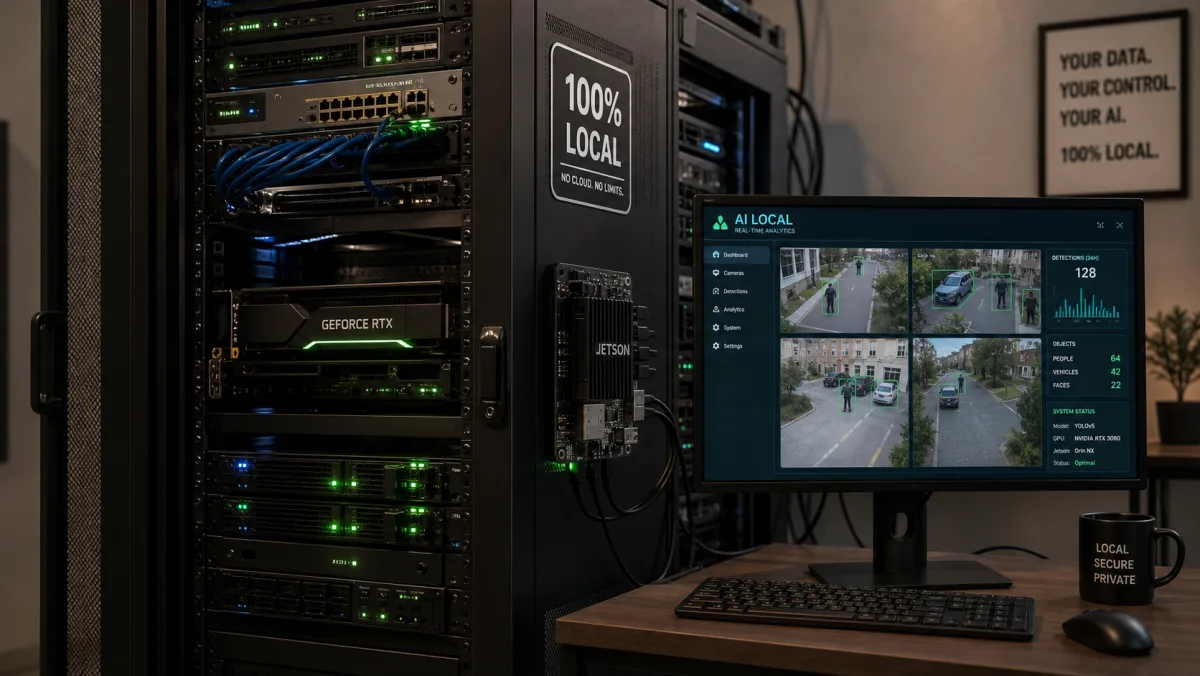 Infraestructura local de procesamiento para videovigilancia inteligente en sala técnica