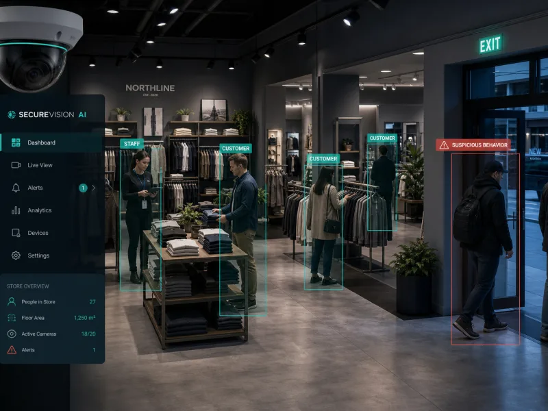 Vigilancia IA para comercios y negocios